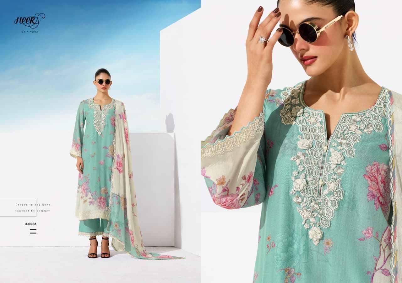 Marina By Kimora 0031 to 0036 Series Designer Festive Suits Collection Beautiful Stylish Fancy Colorful Party Wear & Occasional Wear Pure Muslin Dresses At Wholesale Price